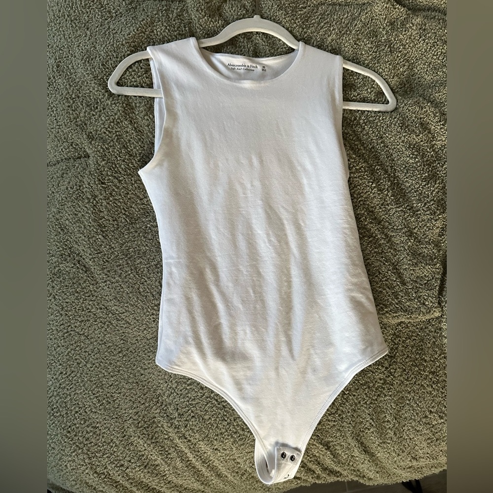 Abercrombie & Fitch Soft Collection White Bodysuit